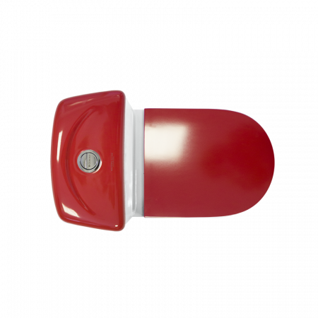 Унитаз Sanita Luxe Best Luxe SL DM Red BSTSLCC07110522 Белый/ с бачком и красным сиденьем Микролифт